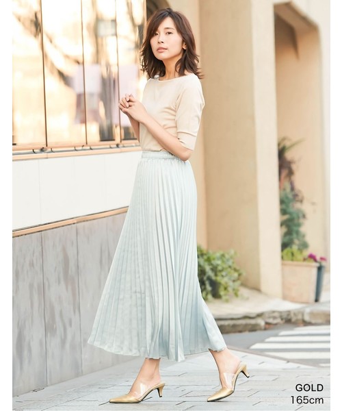 Re:EDIT(リエディ)の「クリアベルトポインテッドトゥミュール(サンダル・レディース・ホワイト/ブラック/ゴールド・SMALL/MEDIUM/LARGE/X-LARGE)」の9枚目の写真