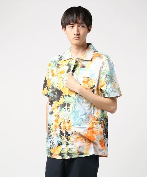 ELEMENT(エレメント)の「半袖シャツ ELEMENT AJ021-130(シャツ/ブラウス・メンズ・ナチュラル・M/L/XL)」の1枚目の写真
