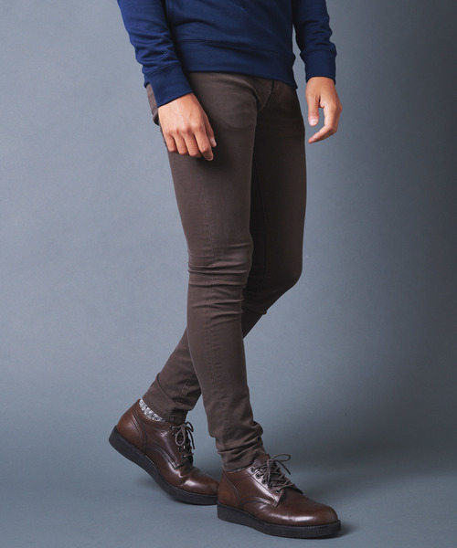 Magine(マージン)の「ULTRA SKINNY STRETCH TWILL PANTS:ウルトラスキニーストレッチツイルパンツ(その他パンツ・メンズ・ブラック/ブラウン/オリーブ・44/46/48)」の2枚目の写真
