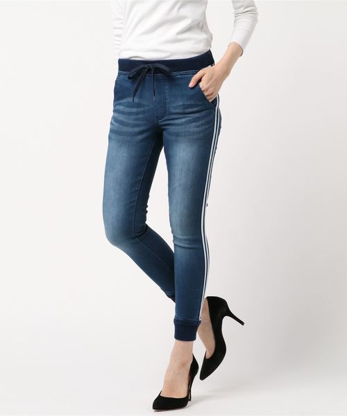 ANTIBAL（アンティバル）の「ANTIBALLISTIC/アンディバル 194AN2LP040 ロングパンツ（デニムパンツ・レディース・ブラック/ブルー/ネイビー/サックスブルー・S/M/L）」の3枚目の写真