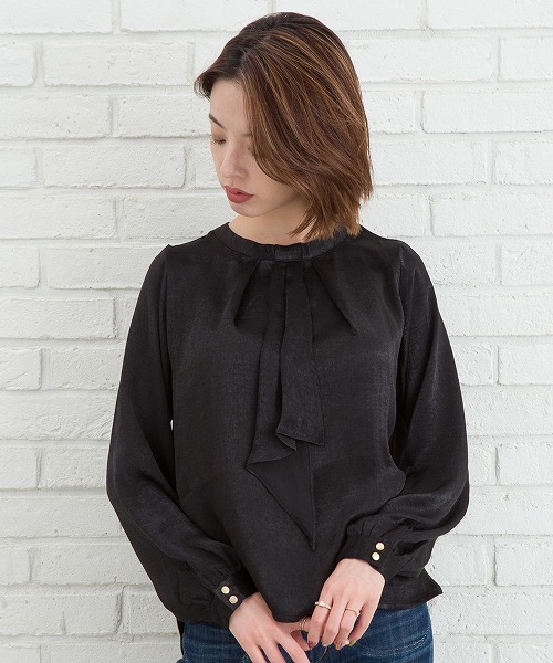 セール サテンボウタイブラウス シャツ ブラウス Libby Rose リビーアンドローズ のファッション通販 Zozotown