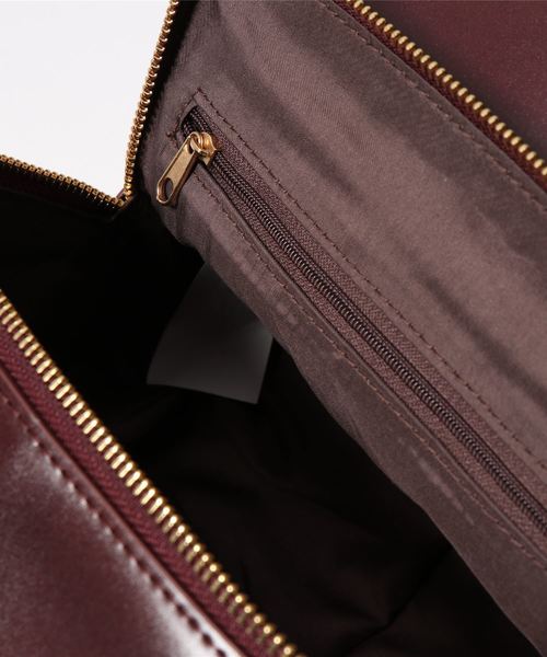 archives（アルシーヴ）の「スクエアZIP Bag（ショルダーバッグ・レディース・ブラック/ブラウン/レンガ・MEDIUM）」の6枚目の写真