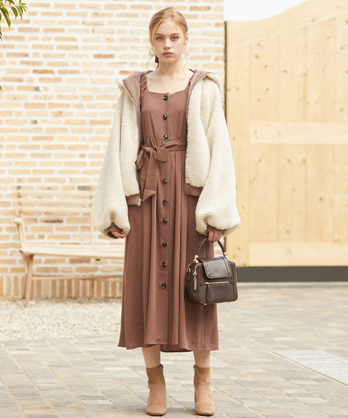 archives（アルシーヴ）の「スクエアZIP Bag（ショルダーバッグ・レディース・ブラック/ブラウン/レンガ・MEDIUM）」の16枚目の写真