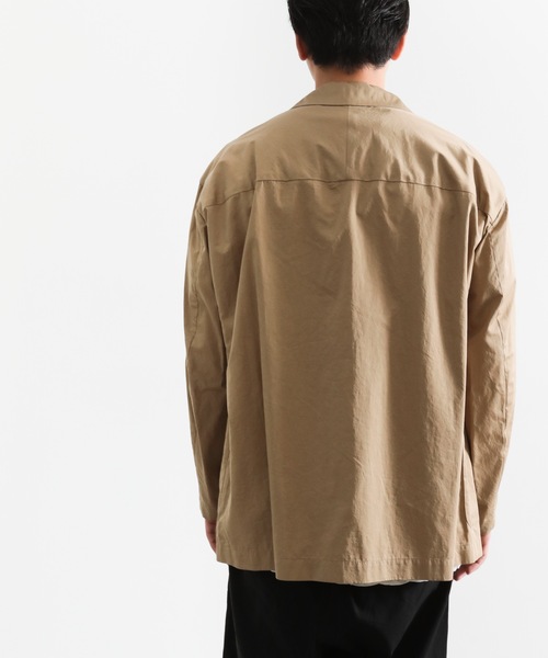 ATTACHMENT（アタッチメント）の「タスランNyストレッチ 2Bジャケット（テーラードジャケット・メンズ・ブラック/ベージュ/ダークグリーン・1/2/3）」の9枚目の写真