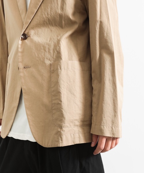 ATTACHMENT（アタッチメント）の「タスランNyストレッチ 2Bジャケット（テーラードジャケット・メンズ・ブラック/ベージュ/ダークグリーン・1/2/3）」の7枚目の写真