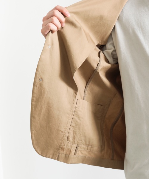 ATTACHMENT（アタッチメント）の「タスランNyストレッチ 2Bジャケット（テーラードジャケット・メンズ・ブラック/ベージュ/ダークグリーン・1/2/3）」の6枚目の写真