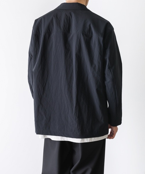 ATTACHMENT（アタッチメント）の「タスランNyストレッチ 2Bジャケット（テーラードジャケット・メンズ・ブラック/ベージュ/ダークグリーン・1/2/3）」の20枚目の写真