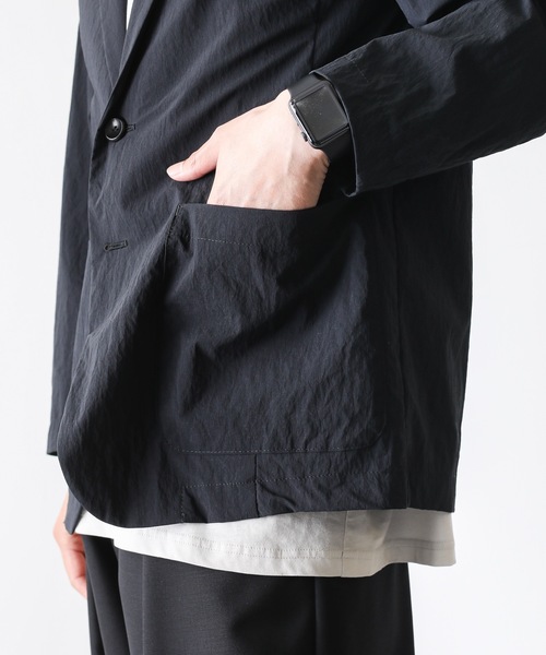 ATTACHMENT（アタッチメント）の「タスランNyストレッチ 2Bジャケット（テーラードジャケット・メンズ・ブラック/ベージュ/ダークグリーン・1/2/3）」の18枚目の写真