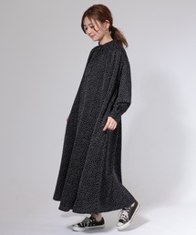 AMERICAN HOLIC | 【2020SS】ハイネックショルダーギャザーワンピース② ＊(ワンピース)