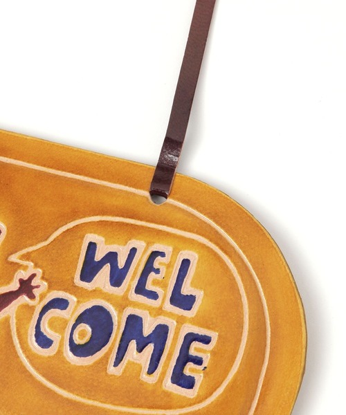 niko and...(ニコアンド)の「オリジナルレザーサインボード(インテリア雑貨・レディース・ブルー/ベージュ/セージグリーン・0)」の9枚目の写真