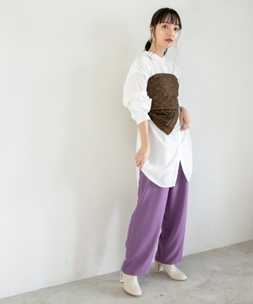 LOWRYS FARM（ローリーズファーム）の「パレオスカーフ　869351（マフラー・レディース・ブラウン系その他/ブラウン系その他2・FREE）」の4枚目の写真