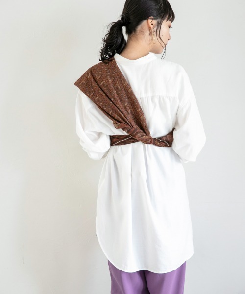 LOWRYS FARM（ローリーズファーム）の「パレオスカーフ　869351（マフラー・レディース・ブラウン系その他/ブラウン系その他2・FREE）」の6枚目の写真