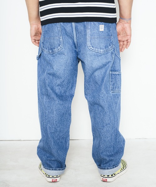 BUCCA 44(ブッカフォーティーフォー)の「【BUCCA 44】クラシックペインターパンツ【MADE IN JAPAN】(デニムパンツ・メンズ・インディゴブルー/キナリ・XXX-LARGE/MEDIUM/LARGE/X-LARGE/XX-LARGE)」の5枚目の写真