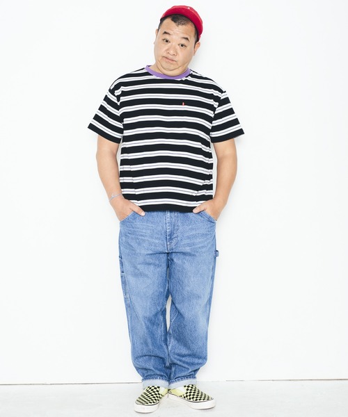 BUCCA 44(ブッカフォーティーフォー)の「【BUCCA 44】クラシックペインターパンツ【MADE IN JAPAN】(デニムパンツ・メンズ・インディゴブルー/キナリ・XXX-LARGE/MEDIUM/LARGE/X-LARGE/XX-LARGE)」の6枚目の写真