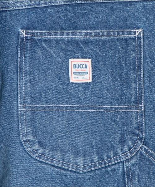 BUCCA 44(ブッカフォーティーフォー)の「【BUCCA 44】クラシックペインターパンツ【MADE IN JAPAN】(デニムパンツ・メンズ・インディゴブルー/キナリ・XXX-LARGE/MEDIUM/LARGE/X-LARGE/XX-LARGE)」の7枚目の写真