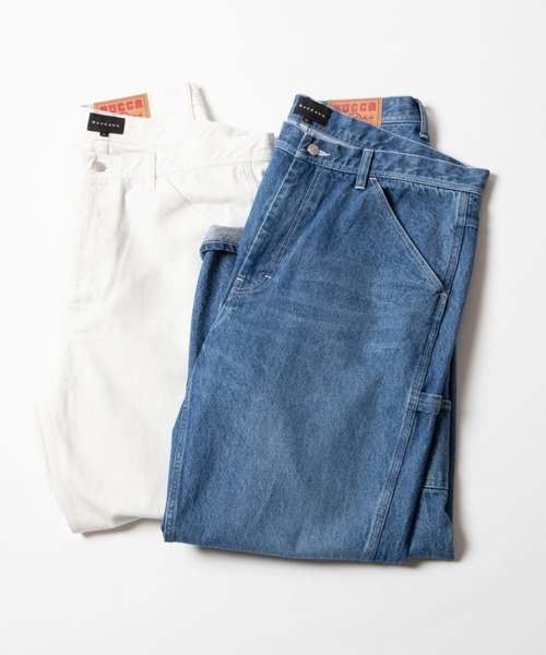 BUCCA 44(ブッカフォーティーフォー)の「【BUCCA 44】クラシックペインターパンツ【MADE IN JAPAN】(デニムパンツ・メンズ・インディゴブルー/キナリ・XXX-LARGE/MEDIUM/LARGE/X-LARGE/XX-LARGE)」の20枚目の写真