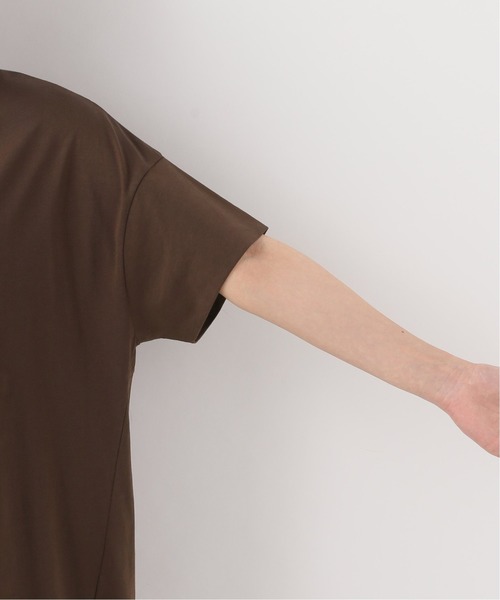 B.C STOCK(ベーセーストック)の「スーピマネックカッティングワンピース◆(Tシャツ/カットソー・レディース・ベージュ/ブラウン/グリーン・FREE)」の16枚目の写真
