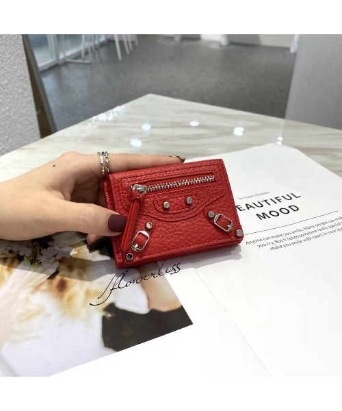 【グッシオ】レザー　ミニウォレット