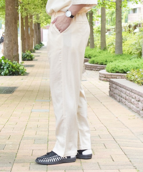 PairPair（ペアペア）の「リネンオープンカラーシャツ(セットアップ)（シャツ/ブラウス・メンズ・アイボリー/ブルーグレー/グレイッシュベージュ・FREE）」の15枚目の写真