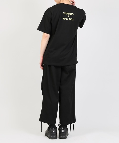 DING（ディング）の「DING/FAVORTIE Tシャツ（Tシャツ/カットソー・レディース・ホワイト/ブラック/グレー・FREE）」の13枚目の写真