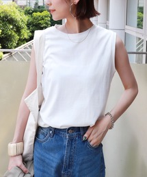 andme | USAコットンノースリーブTシャツ(Tシャツ/カットソー)
