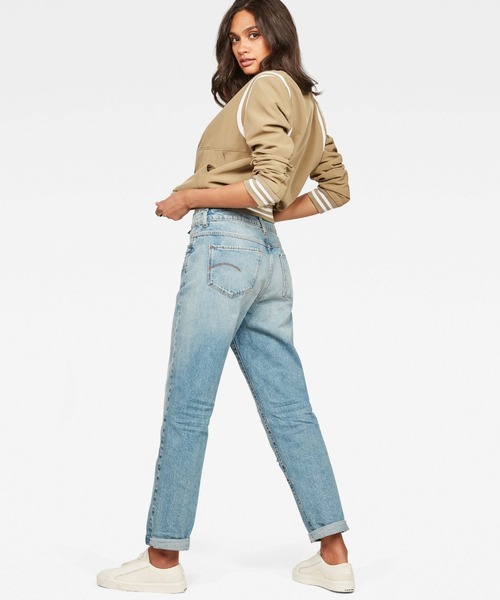 送料込★G-Star★ Midge Saddle High Waist Boyfriend デニム セール】Midge Saddle High Waist BF Jeans（デニムパンツ）｜G