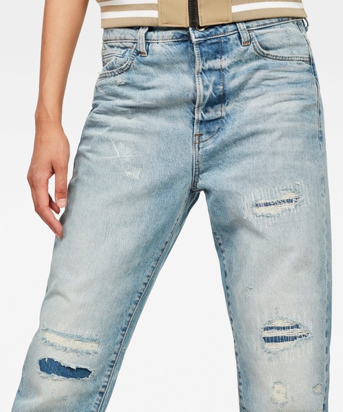 G-STAR(ジースター)の「Midge Saddle High Waist BF Jeans(デニムパンツ・レディース・ライトインディゴブルー・23inch/27/30/28/30/24/30/25/30)」の4枚目の写真