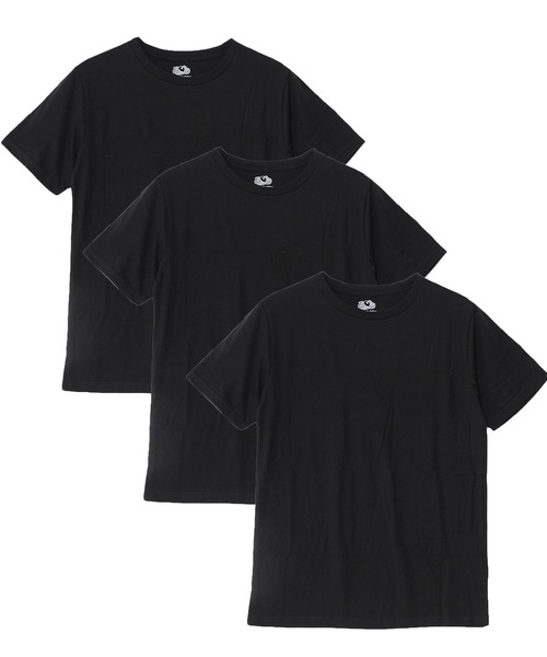 FRUIT OF THE LOOM(フルーツオブザルーム)の「天竺 TC Tシャツ(3枚セット) / 半袖 / パック / シンプル / カジュアル / 無地 / インナー / ユニセックス(Tシャツ/カットソー・メンズ・ブラック/ホワイト・XL/L/M)」の4枚目の写真