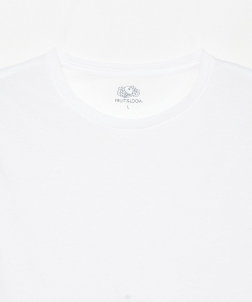 FRUIT OF THE LOOM(フルーツオブザルーム)の「天竺 TC Tシャツ(3枚セット) / 半袖 / パック / シンプル / カジュアル / 無地 / インナー / ユニセックス(Tシャツ/カットソー・メンズ・ブラック/ホワイト・XL/L/M)」の7枚目の写真