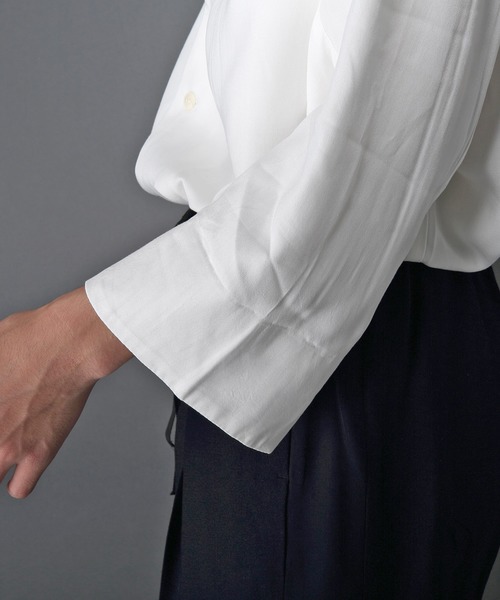 ROCK STE（ロクステ）の「noirer（ノイア） オーバーサイズテーラードシャツ（シャツ/ブラウス・メンズ・ホワイト・M/L）」の15枚目の写真