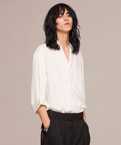 ROCK STE（ロクステ）の「noirer（ノイア） オーバーサイズテーラードシャツ（シャツ/ブラウス・メンズ・ホワイト・M/L）」の2枚目の写真