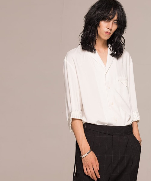 ROCK STE（ロクステ）の「noirer（ノイア） オーバーサイズテーラードシャツ（シャツ/ブラウス・メンズ・ホワイト・M/L）」の3枚目の写真