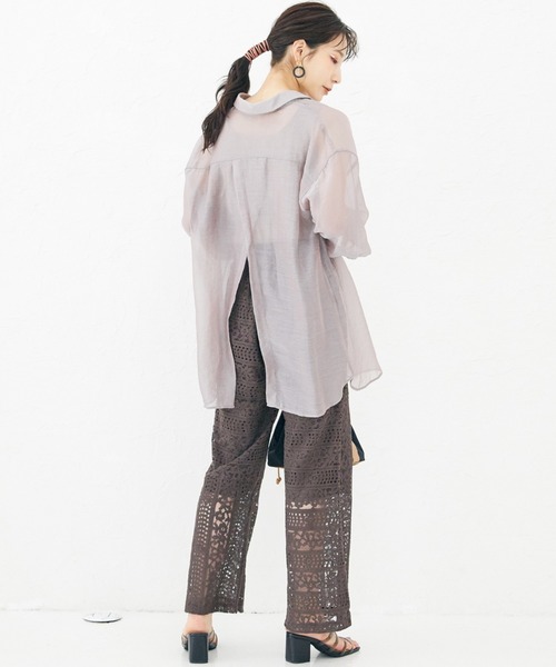 archives（アルシーヴ）の「レース切替パンツ（その他パンツ・レディース・ブラック/グリーン/アイボリー/ミント/ブラウン・MEDIUM）」の13枚目の写真