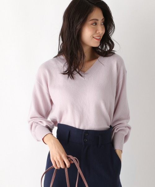 カシミヤvネックニット91 ニット セーター トップス セール ニット セーター Andemiu アンデミュウ のファッション 当店おすすめ ニット セーター