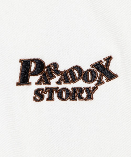 WEGO（ウィゴー）の「WEGO/カツラギロゴビッグシルエットスタジャン（スタジャン・メンズ・ホワイト/ブラック・MEDIUM/LARGE）」の6枚目の写真