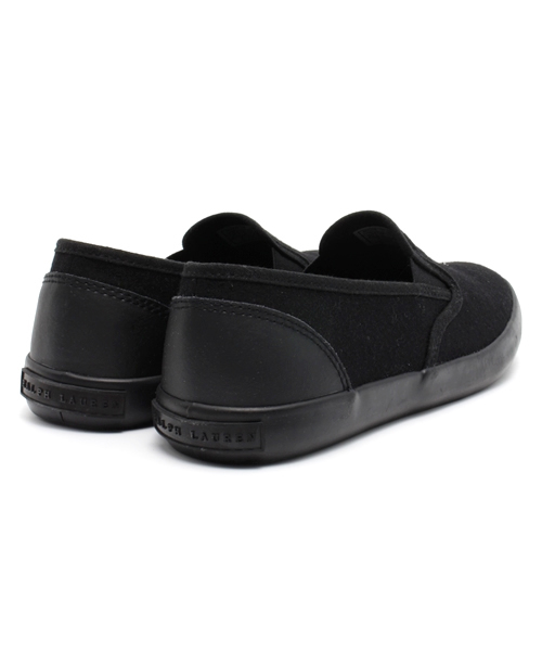 POLO RALPH LAUREN（ポロ ラルフ ローレン）の「ジュニア ポロ ラルフローレン スリッポン POLO SERENA WOOL iTK（スニーカー・レディース・ベージュ/ブラック/グレー/ネイビー・24cm/24.5cm/23cm/23.5cm）」の5枚目の写真