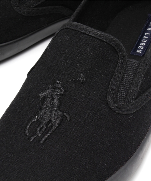 POLO RALPH LAUREN（ポロ ラルフ ローレン）の「ジュニア ポロ ラルフローレン スリッポン POLO SERENA WOOL iTK（スニーカー・レディース・ベージュ/ブラック/グレー/ネイビー・24cm/24.5cm/23cm/23.5cm）」の7枚目の写真