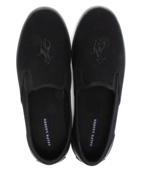 POLO RALPH LAUREN（ポロ ラルフ ローレン）の「ジュニア ポロ ラルフローレン スリッポン POLO SERENA WOOL iTK（スニーカー・レディース・ベージュ/ブラック/グレー/ネイビー・24cm/24.5cm/23cm/23.5cm）」の9枚目の写真