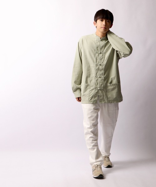 新品未使用Russelunoビジュアルプリント オーバーサイズシャツ