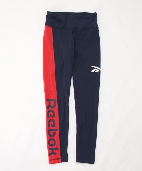 Reebok（リーボック）の「リニア ロゴ レギンス / Linear Logo Leggings（レギンス/スパッツ・レディース・ブラック/ネイビー・SMALL/MEDIUM/LARGE/X-LARGE/X-SMALL/XX-SMALL）」の16枚目の写真