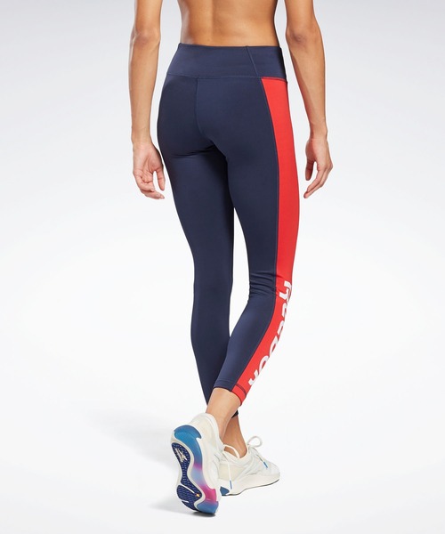 Reebok レギンス　青 ワークアウト レディ メッシュ レギンス / Workout Ready Mesh