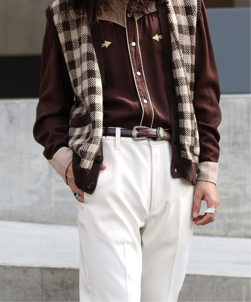 Wrangler（ラングラー）の「【Wrangler / ラングラー 】FOLL 別注 ブーツカットトラウザー（スラックス・メンズ・ホワイト/ブラック/ベージュ・SMALL/MEDIUM/LARGE）」の6枚目の写真