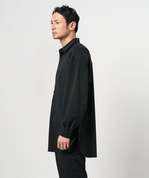 HIGH STREET（ハイストリート）の「HIGH STREET∴ＭＩＮＯＴＥＣＨビッグシャツ（シャツ/ブラウス・メンズ・ブラック/キャメル・MEDIUM/SMALL/LARGE）」の3枚目の写真