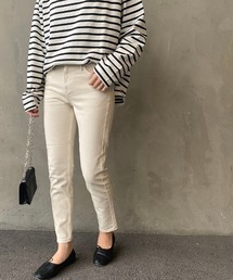 upperhights（アッパーハイツ）の「[upper hights/アッパーハイツ] THE STELLA スキニーボーイフレンドホワイトデニム（デニムパンツ・レディース）」