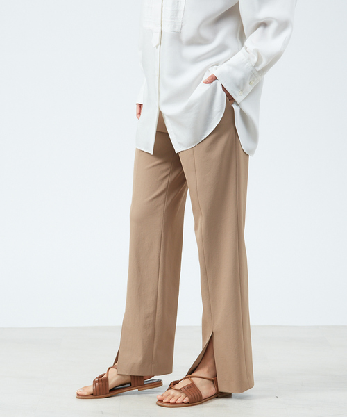 qualite（カリテ）の「2WAYストレッチセンターベンツパンツ（その他パンツ・レディース・ブラック/グリーン/モカ/ライトブルー・40/38/36）」の17枚目の写真