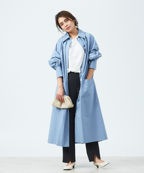 qualite（カリテ）の「2WAYストレッチセンターベンツパンツ（その他パンツ・レディース・ブラック/グリーン/モカ/ライトブルー・40/38/36）」の21枚目の写真