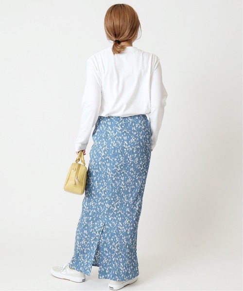 【新品未使用】U by SPICK&SPAN ストレッチフラワースカート U by SPICK&SPAN（ユーバイスピックアンドスパン）の