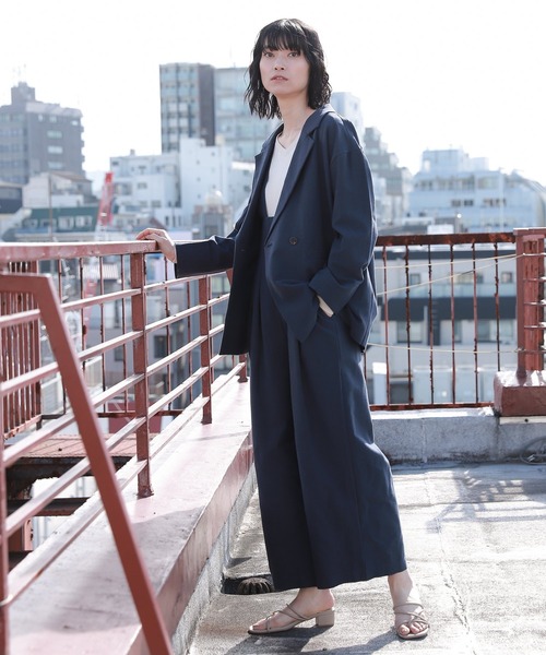 LAKOLE(ラコレ)の「サマーツイードダブルジャケット / 933530(テーラードジャケット・レディース・オフホワイト/ネイビー/キャメル・SMALL/MEDIUM)」の15枚目の写真