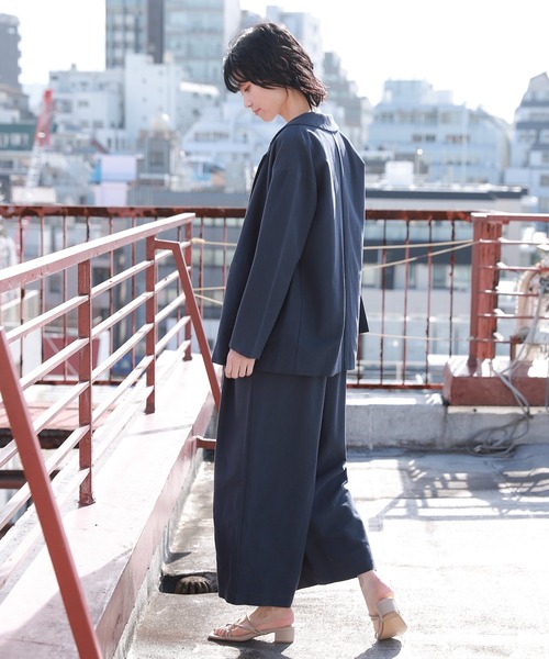 LAKOLE(ラコレ)の「サマーツイードダブルジャケット / 933530(テーラードジャケット・レディース・オフホワイト/ネイビー/キャメル・SMALL/MEDIUM)」の22枚目の写真