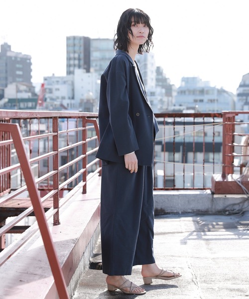 LAKOLE(ラコレ)の「サマーツイードダブルジャケット / 933530(テーラードジャケット・レディース・オフホワイト/ネイビー/キャメル・SMALL/MEDIUM)」の19枚目の写真